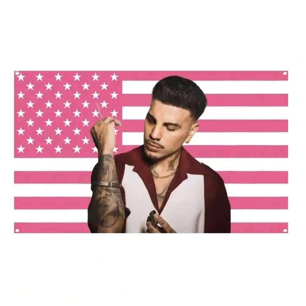 1pc 3*5ft Tapestry Rauw Alejandro Flag Wall Hanging With Art Home Decorations Durable Lightweight Washable Alejandro For