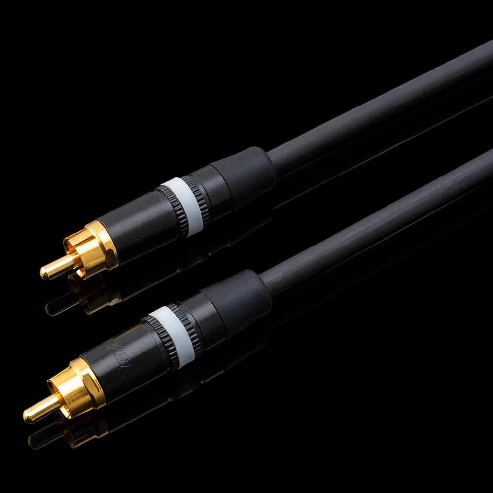 ▲ Japoński kabel koncentryczny Mogami 2964 75 Ohm z wtyczką RCA, OFC, podwójnie ekranowany, Hi-Fi, linia audio Spdif do telewizora, DAC, wzmacniacza, głośnika — zdjęcie produktu 6