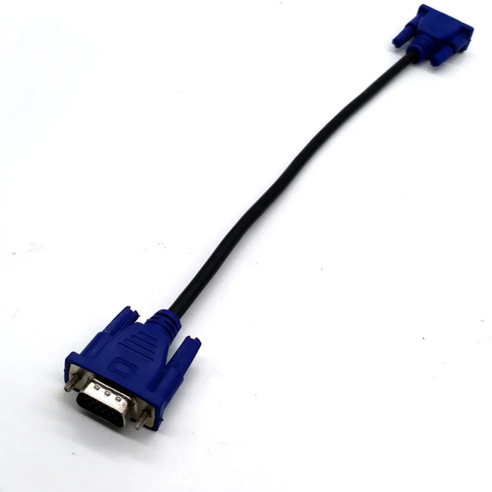 HD15 Pin VGA Male to Male Extension Cable Copper Core VGA Video Cord Short Transfer Wire For Desktop PC Computer Monitor Laptop