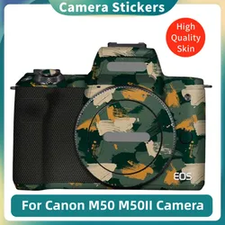 For Canon M50 / M50 II Decal Skin Vinyl Wrap Anti-Scratch Film Camera Body Protective Sticker Coat EOS M50 Mark II 2 M2 M50II