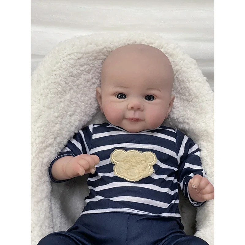 19inch Bebe Reborn Dolls Already Painted Juliette Soft Cloth Body 3D Skin Visible Veins Handmade Dolls for Girls Real Photos