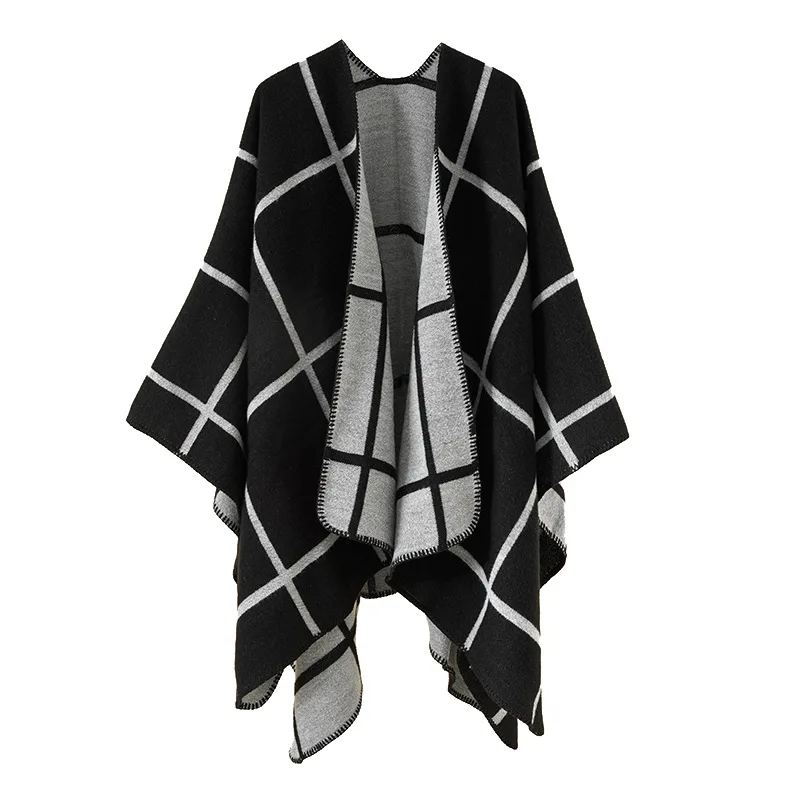 Luxury Brand Two-Sided Jacquard Scarf Pashmina Cashmere Soft  Fringe Pashmina Shawl Winter Coldproof Windproof Blanket  Wh12