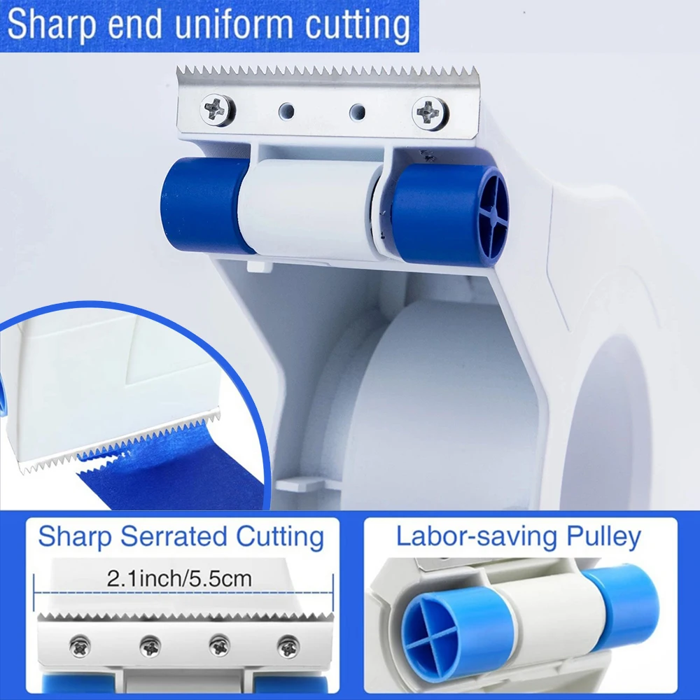 Painter Masking Tape Applicator Dispenser Machine Wall Floor Painting Packaging Sealing Tool for 20m x 0.35m Yard Standard Tape image 4