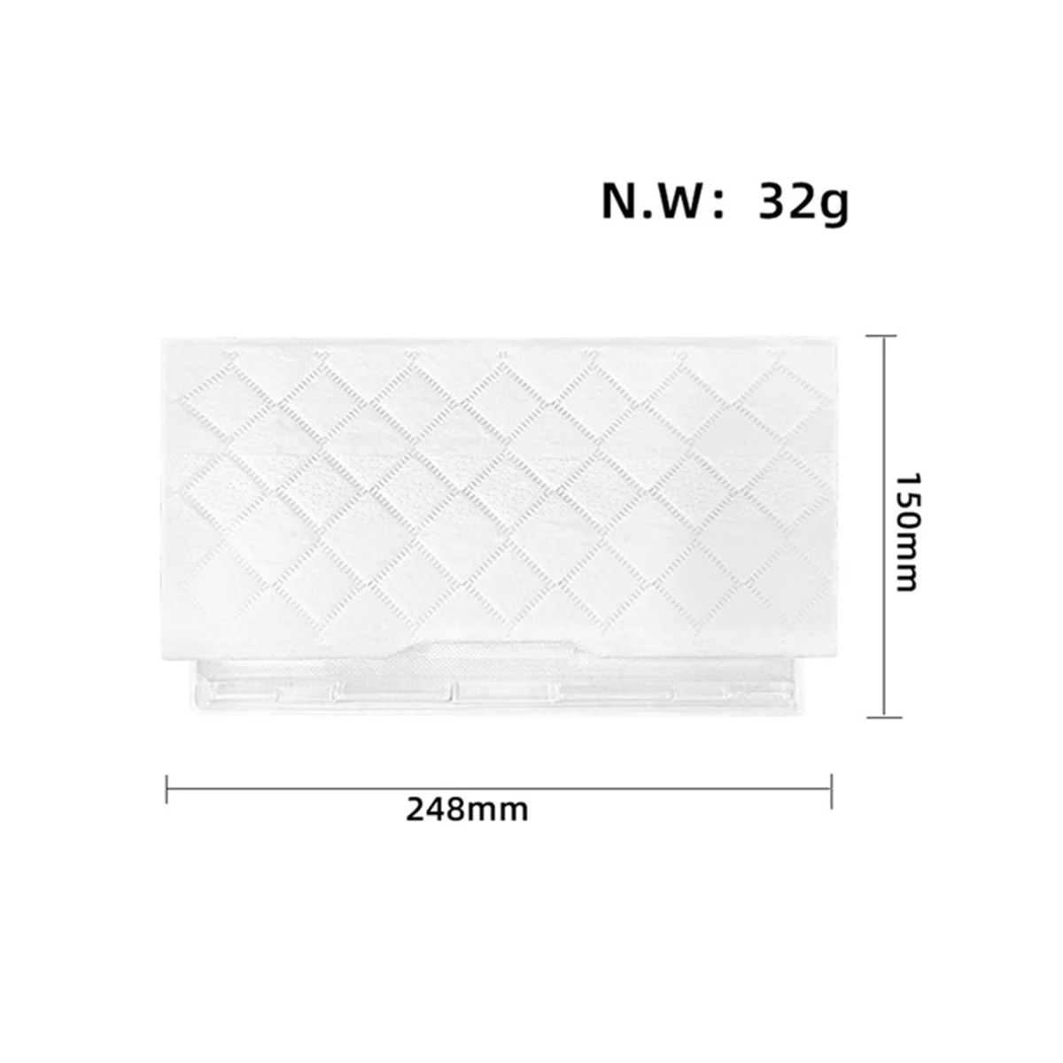 Almohadillas desechables de repuesto para fregona de suelo duro, accesorios para aspiradoras VACMOP VMP10 VMP30 VM252, 20 piezas