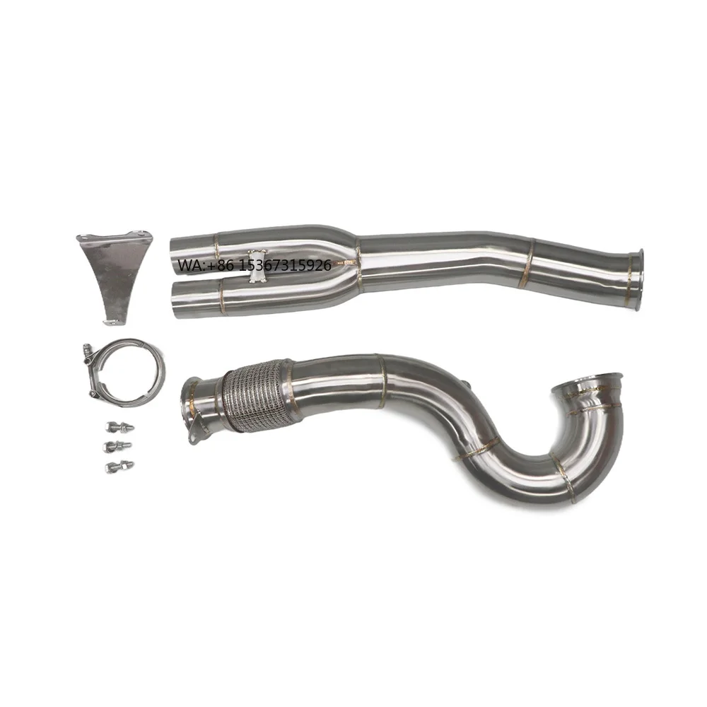 

TTRS 2.5T Header Exhaust Downpipe Stainless Steel 304 New Condition Compatible with RS3 Exhaust System