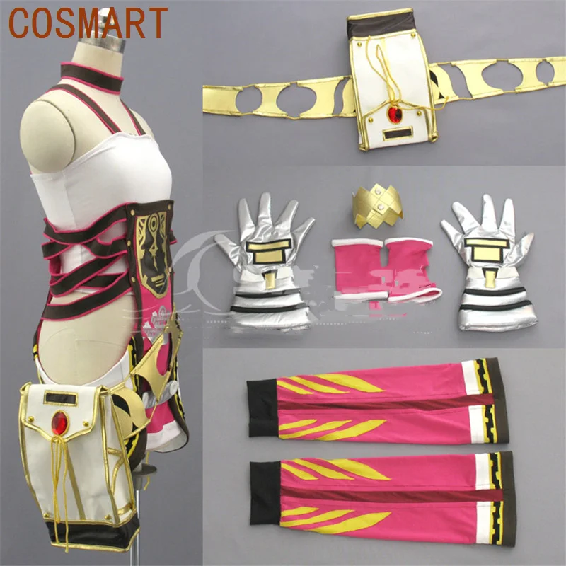 COSMART Game Final Fantasy XIII-2 FF 13-2 Serah Farron Cosplay Costume Halloween Uniform Women Carnival Party Dress