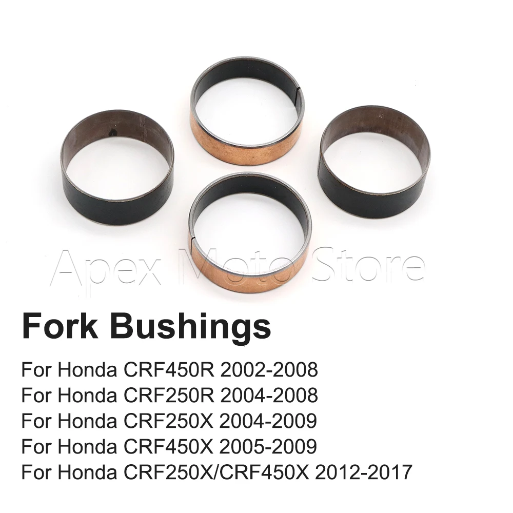 

47MM For Honda CRF450R CRF250R CRF250X CRF450X CRF 450X 250X 450R 250R Motorcycle Fork Bushing Guide Rails Shock Absorb Up Down
