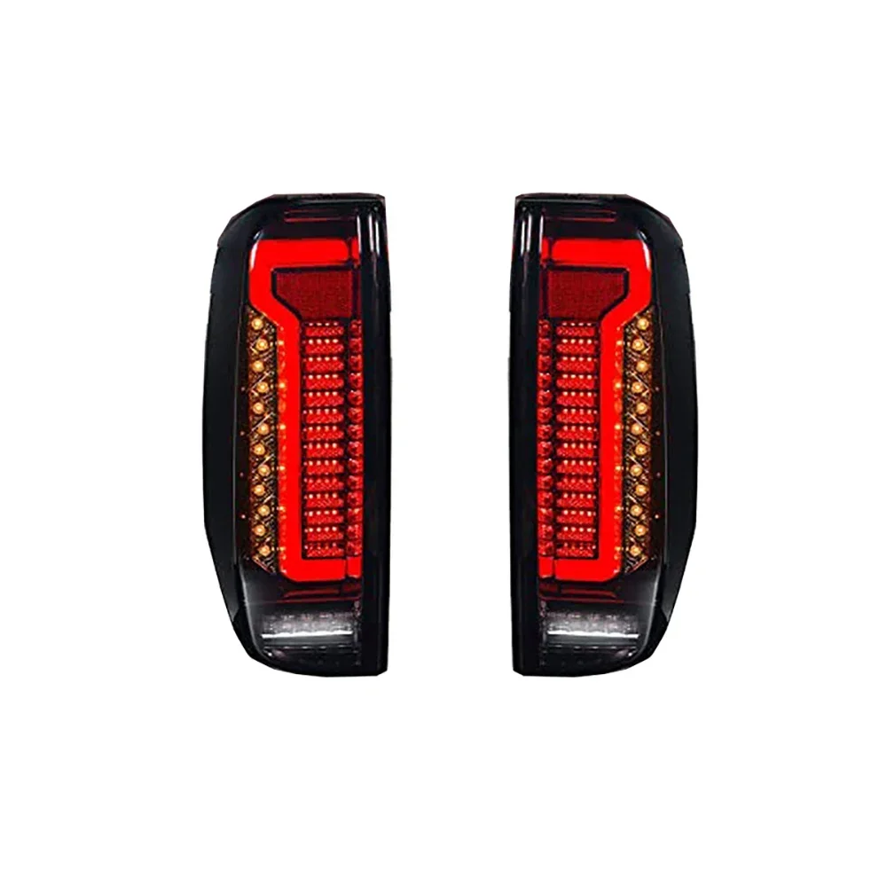 2Pcs Vehicle Exterior LED Rear Tail Light Rear Brake Fog Lamp Turn Signal Light Fit For Nissan Navara Frontier D40 2004 - 2014