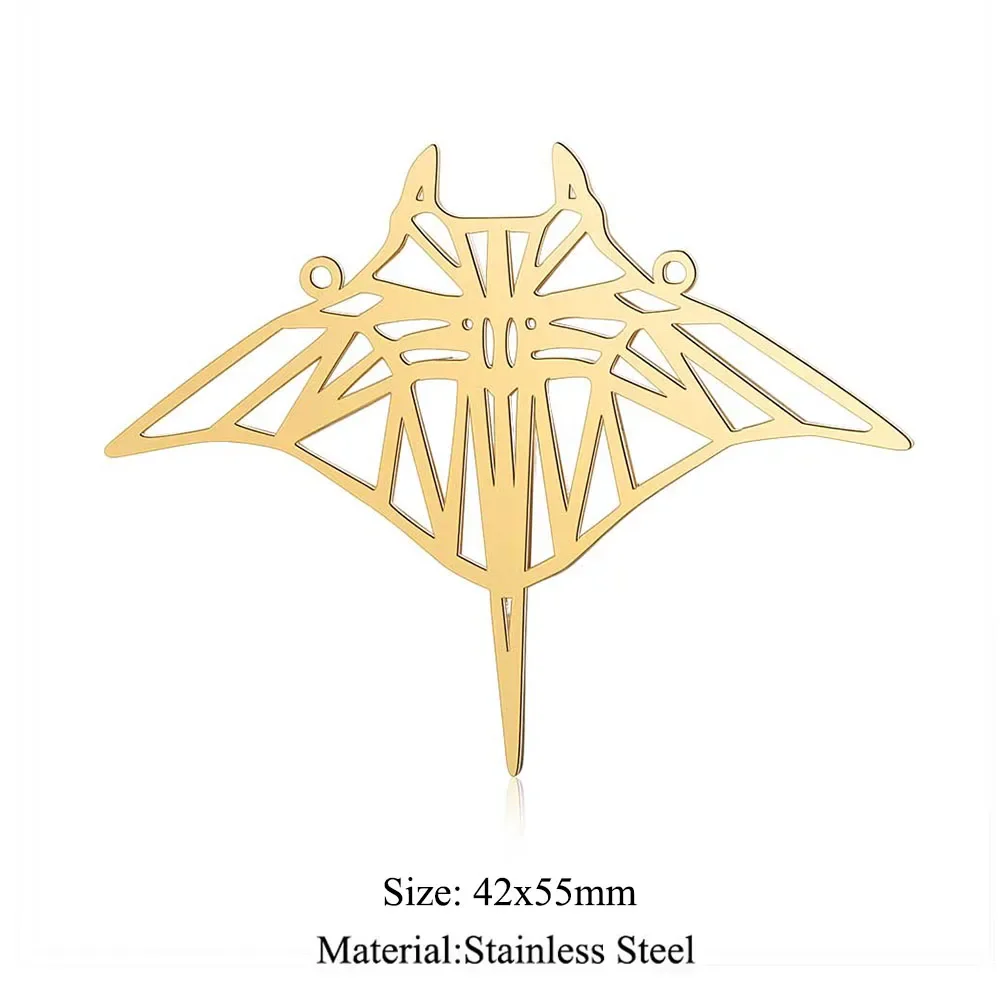 5pcs/lot Stainless Steel DIY Hummingbird Animal Charm Pendant Wholesale Kangaroo Jewelry Findings Necklace Making Top Quality