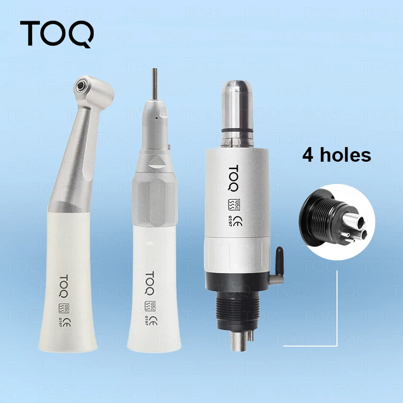 Dental Fx Low Speed Handstück Zähne Polieren Werkzeug 2/4 Löcher Luft Motor Contra Winkel Gerade Handstück Zahnärzte ausrüstung – Detail 4