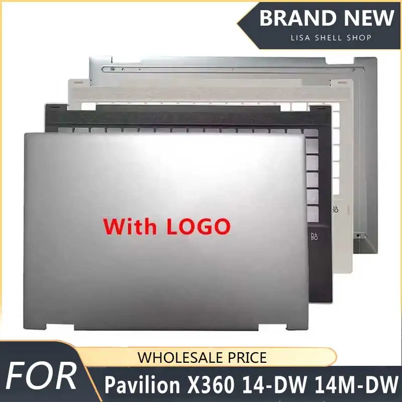 

Новинка для ноутбука Pavilion X360 14-DW 14M-DW, задняя крышка с ЖК-дисплеем, передняя панель, верхняя часть упора для рук, нижняя часть корпуса, петли для клавиатуры