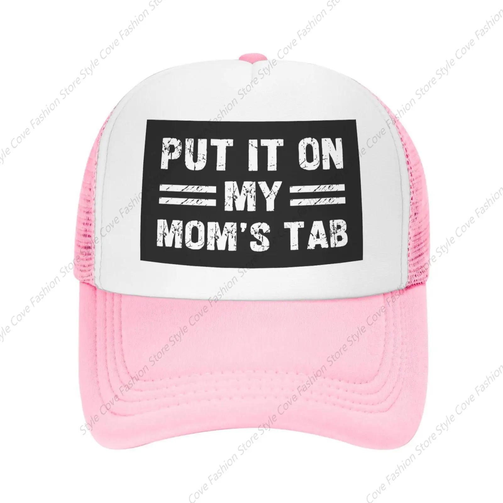 

Put It On My Mom'S Tab Mesh Hat Adjustable Adult Mesh Hat Hip Hop Truck Hat Four Seasons Hat Unisex Cap For Outdoor Travelling