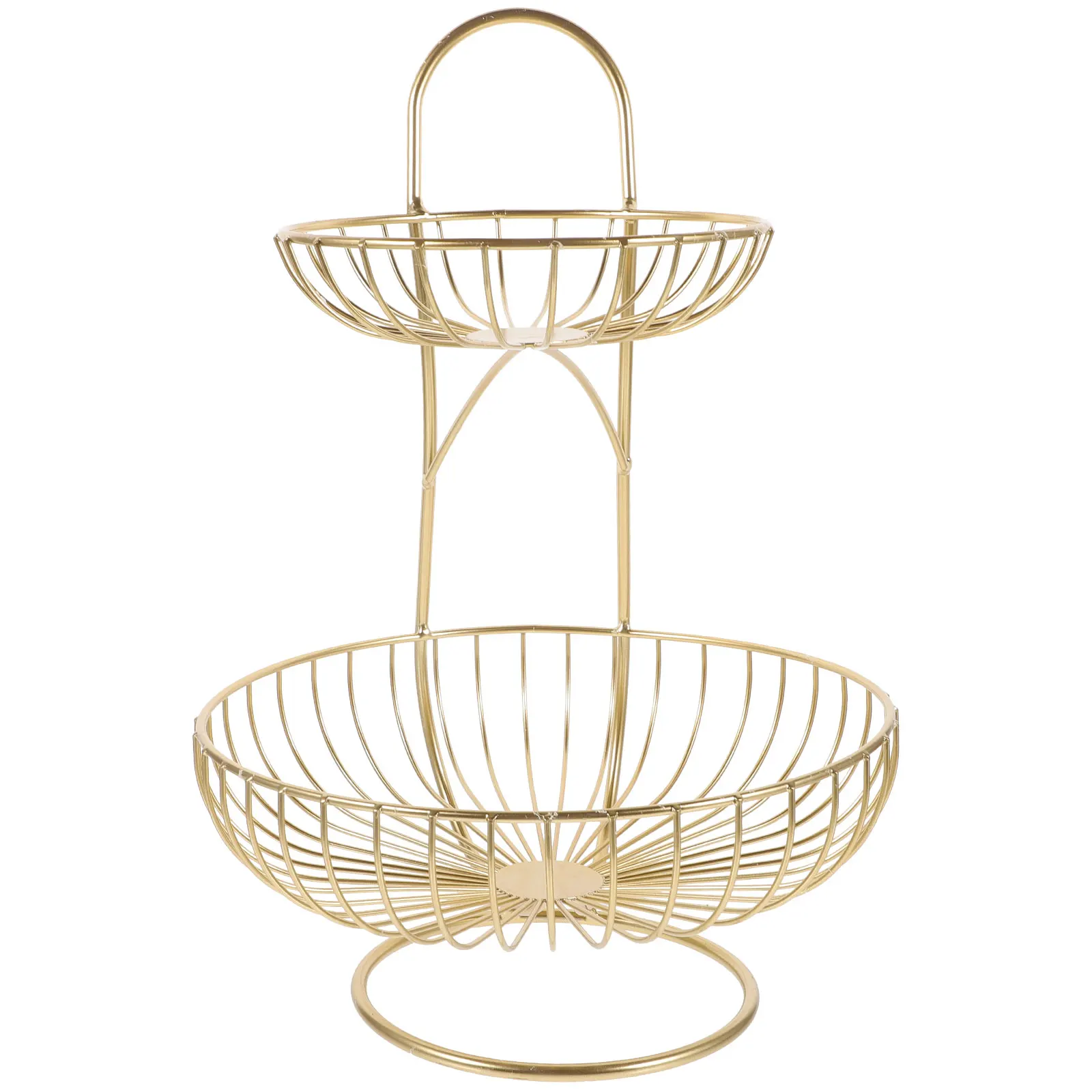 

Metal Fruit Storage Baskets Kitchen Sundries Container Large Capacity Tidy Clean Iron Iron Basket Basket