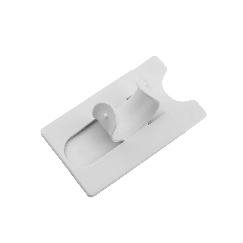 1 Piece Silicone U-shaped Holder Case Pouch For Cell Phone Colorful Card Holder Fashion Adhesive Sticker Back Cover