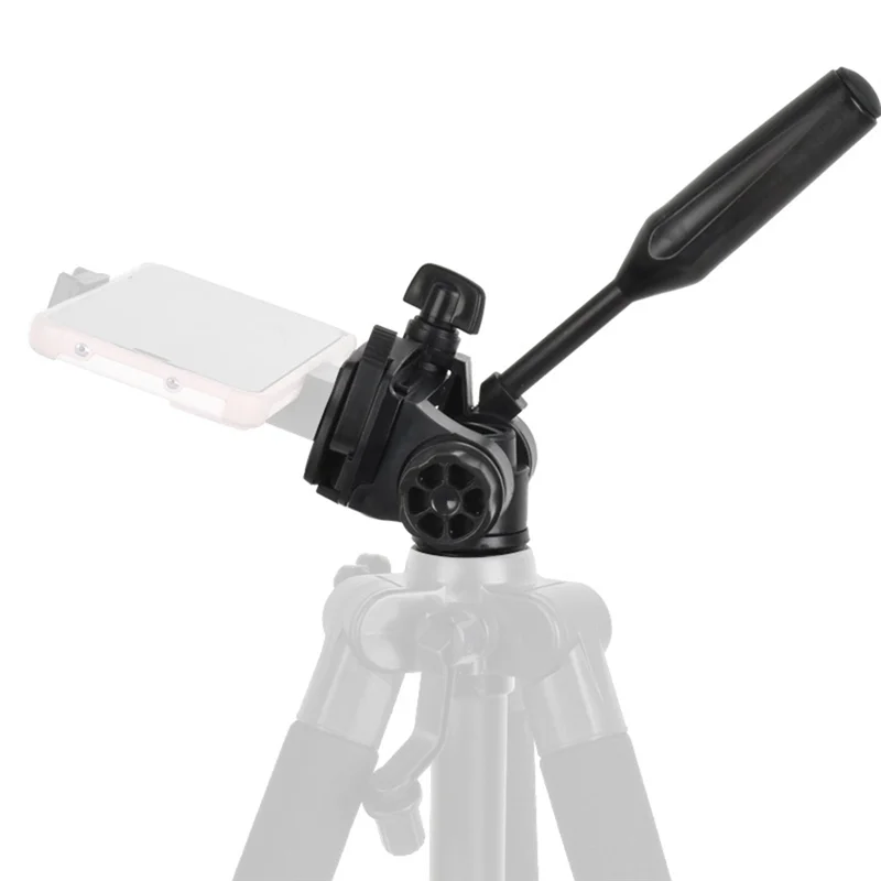 ABSQ-3D Camera Phone Tripod Video Head Hydraulic Fluid Handle 3/8