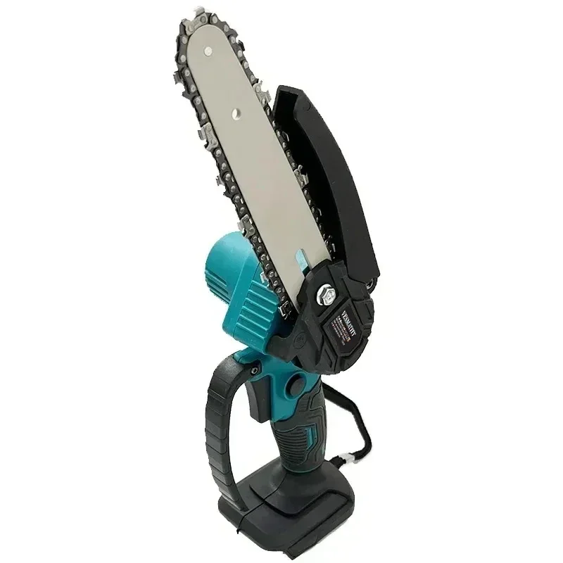 Vesmatity Cordless Portable Mini Electric Chainsaw 6 Inch Logging Sawzall Handheld Woodworking Tool 18V 20V Max Kit