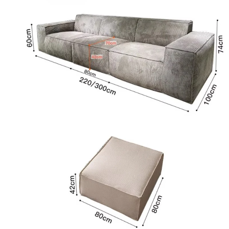 صف مستقيم ضغط أريكة 3 مقاعد صالة الحديثة الشمال أريكة استرخاء مصمم كرسي غرفة نوم الصالات أثاث غرفة المعيشة #6