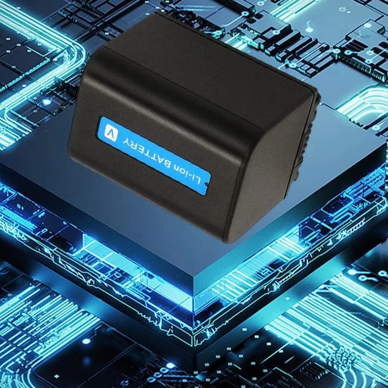 2200 mAh Ersatzakku für Sony NP-FV70, kompatibel mit FDR-AX40 AX45 AX60 DEV-3 DEV-5 DEV-50 Camcorder