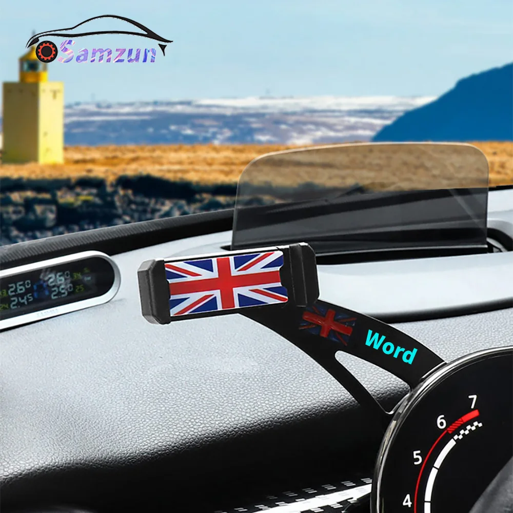 For MINI Cooper Clubman 2021 2022 F54 F55 F56 F57 F60 Car Accessories LCD Tachometer Mobile Phone Bracket Support Phone Holder