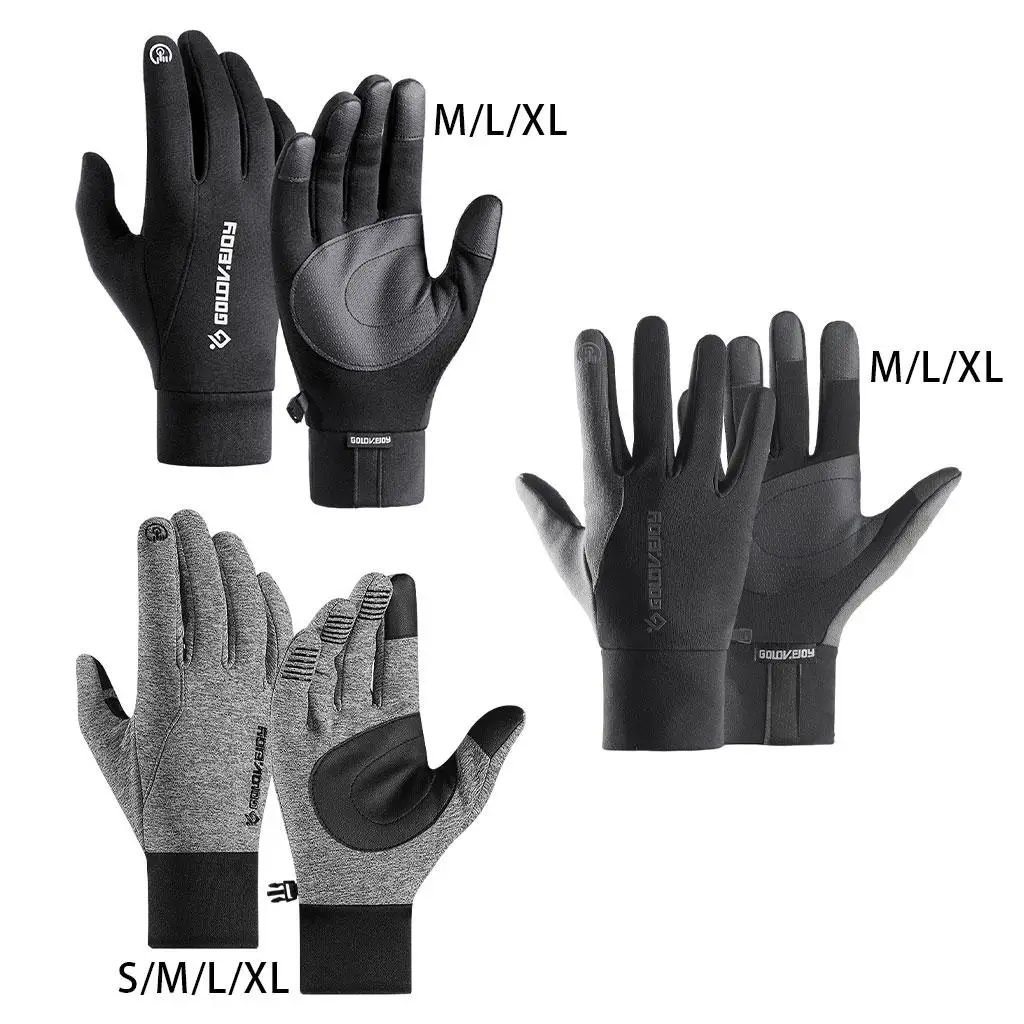 Cycling Gloves for Men Gloves Thermal Screen Neutral Waterproof Running Glove