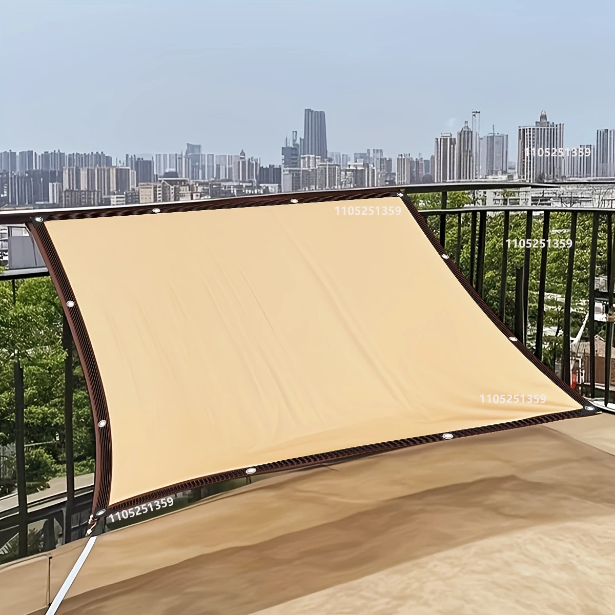 Beige Sunshade Net, UV Resistant Sunshade Garden Pavilion, Outdoor Terrace Sunshade Net, Chicken Coop Sunshade