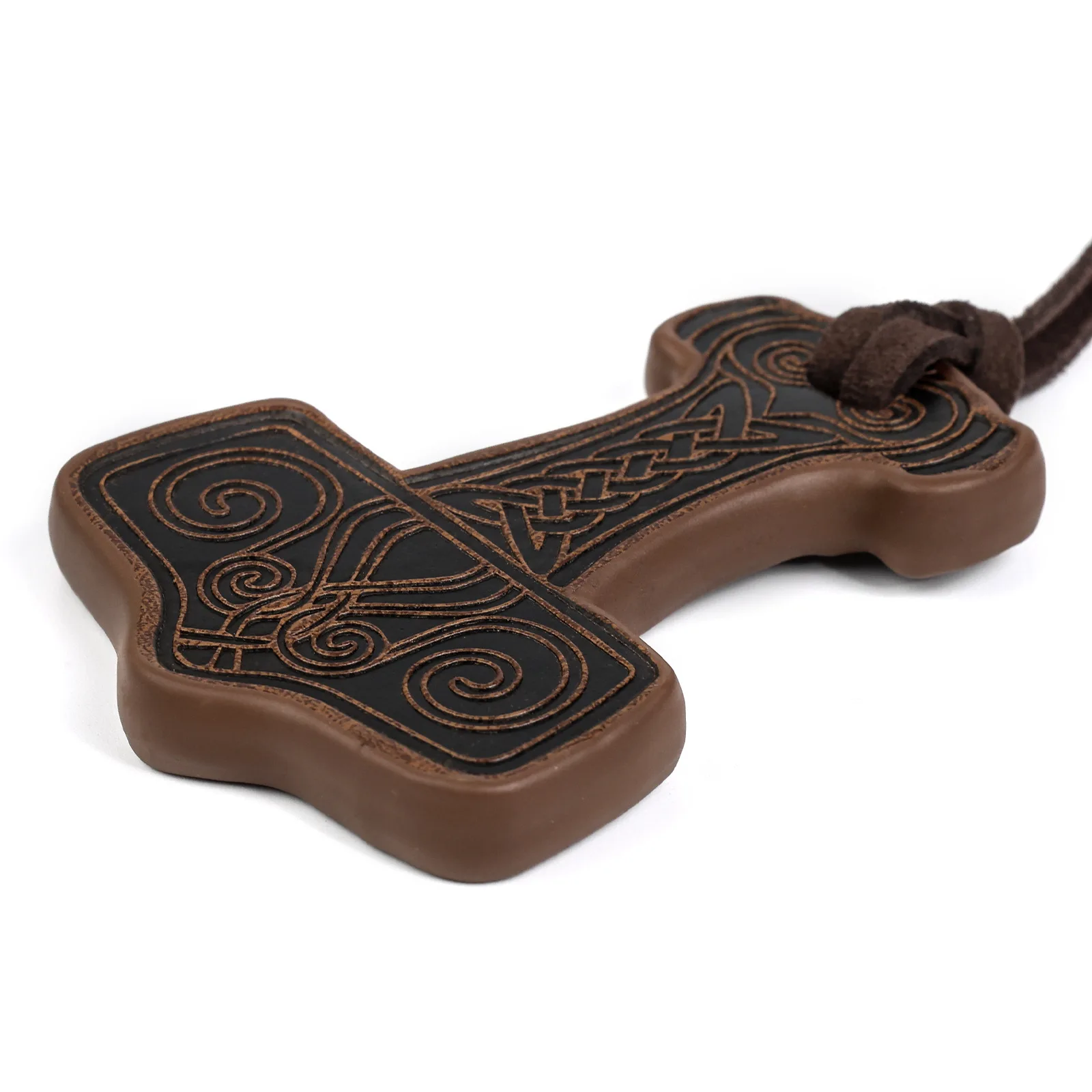 Medieval Knight Embossed Necklace Leather Necklace Retro Viking Knight Corset Pirate Accessories Cosplay Props