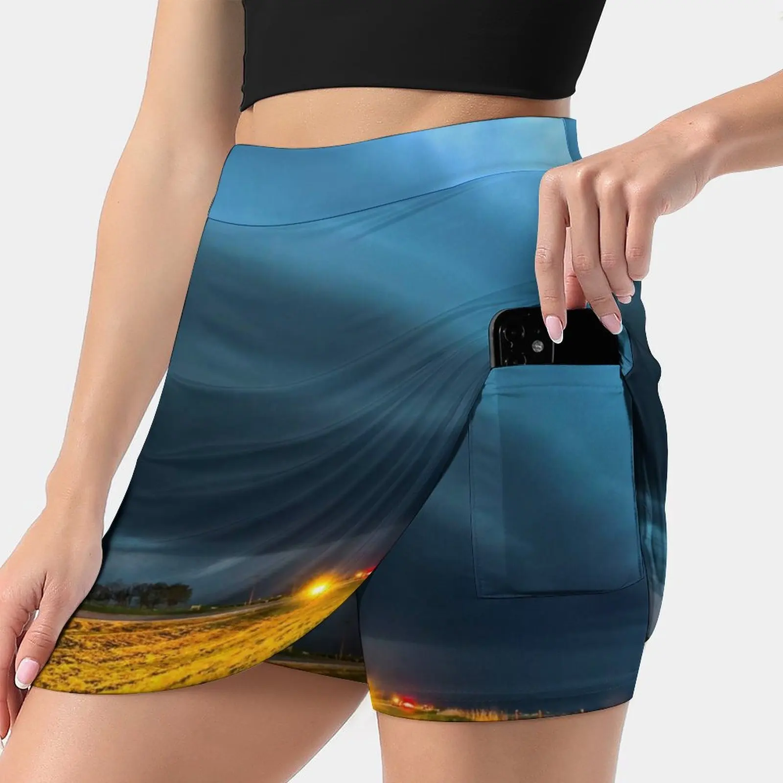 

Ufo-Storm Takes Shape And Advances After Dark In Women's skirt With Hide Pocket Tennis Skirt Golf Skirts Badminton Skirts