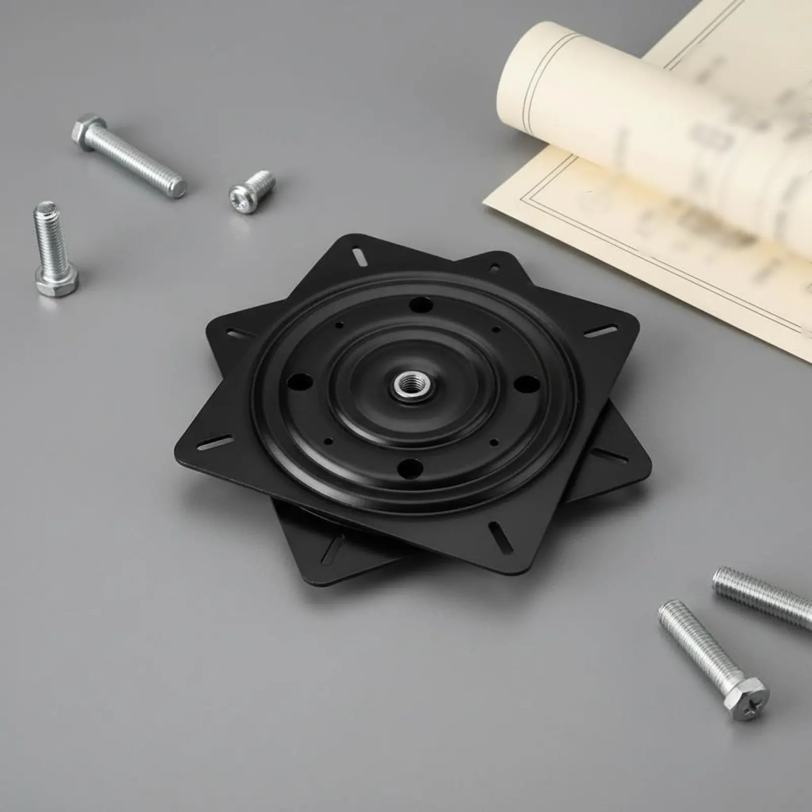 360 Degree Turntable Bearing High Load Capacity Bar Stool Rotate Plate Bar Stool Rotate Mechanism Effortless and Quiet
