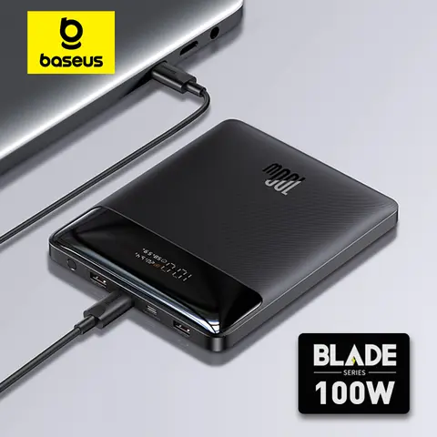 100W Power Bank 20000mAh PD Fast Charge BASEUS