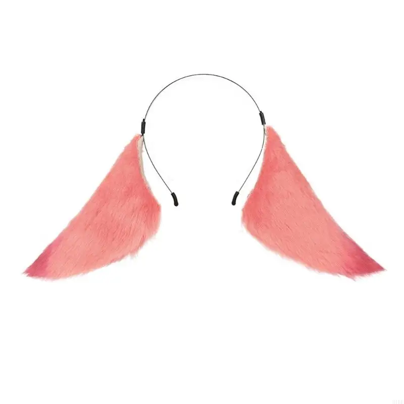 31BF Foxes Ears Live Broadcast Hair Hoop Woman Headband Makeup Hair Decors