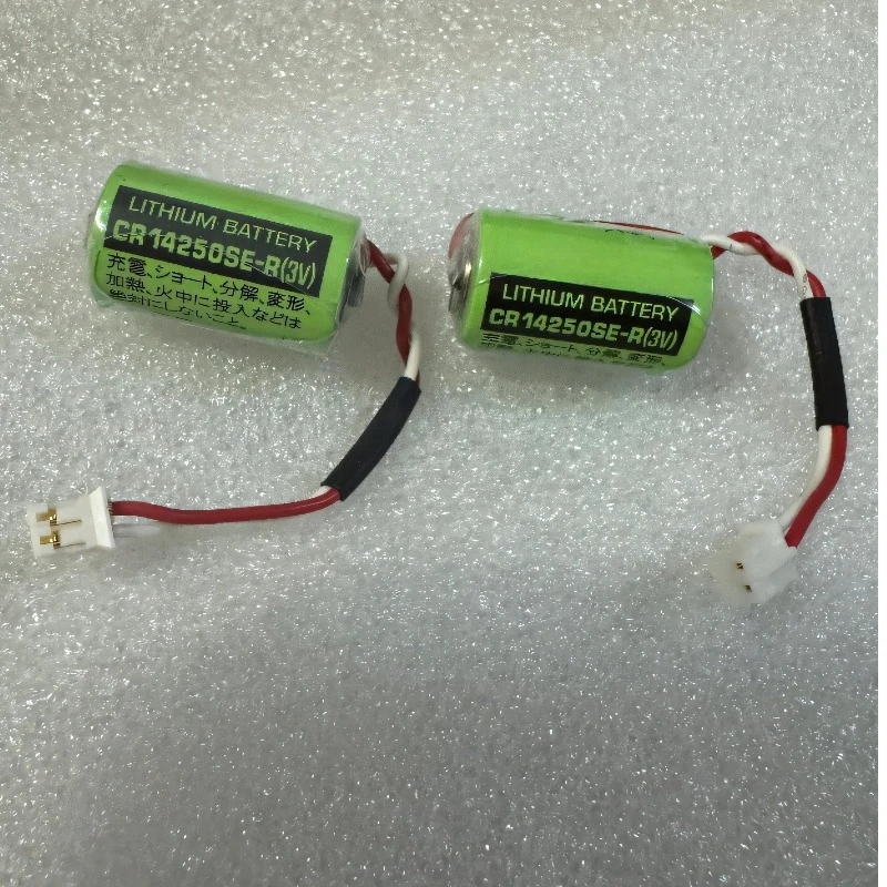2pcs.。for Omron CP1W CP1H PLC series battery 3V FDK CR14250SE-R。.