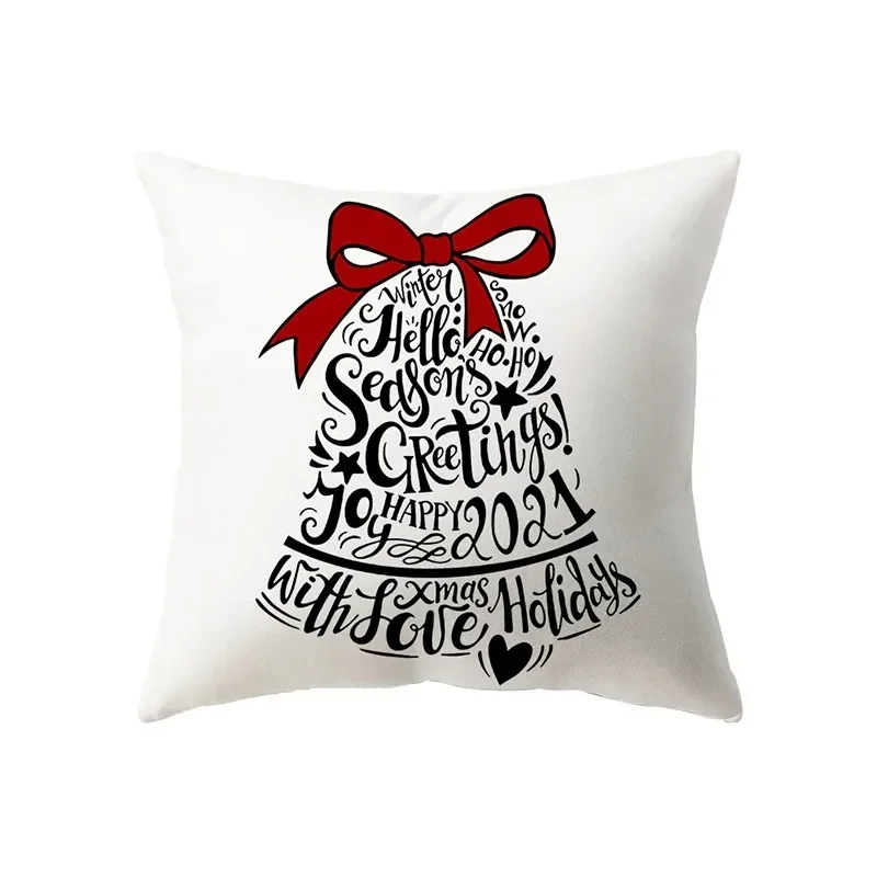 Christmas Themed Pillowcases Car Accessories Office Santa Claus Living Room Sofa Home Pillowcases