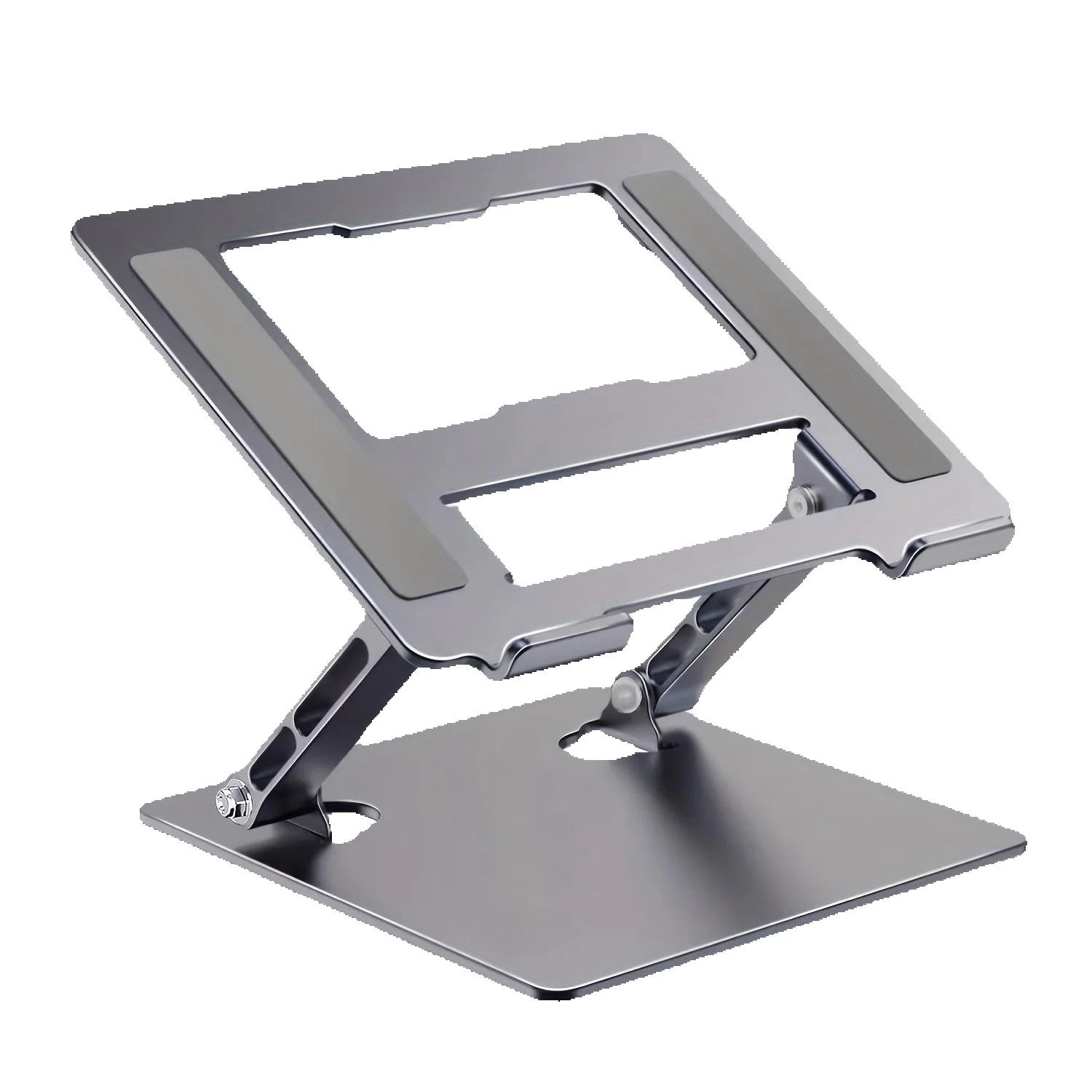 1 Set Laptop Stand Silver, 360° Rotating Height Adjustable Notebook Holder Riser for 18 Inch Gaming Laptop, Ergonomic Desktop Bracket for MacBook PC, Gift for Students Office Gamers
