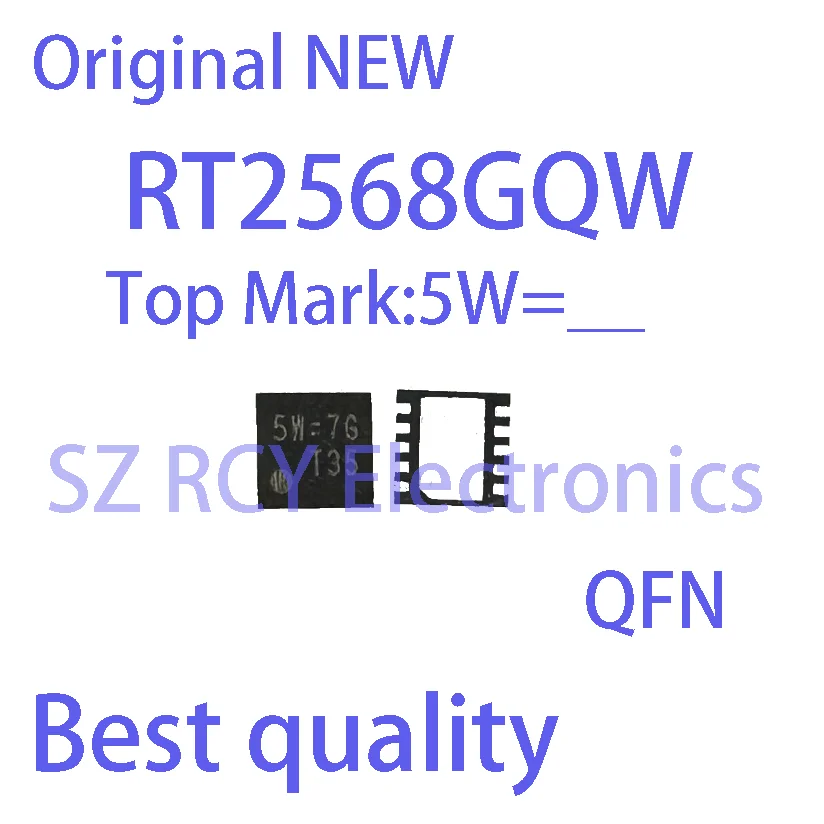 

(2-5 шт.) Новый RT2568GQW RT2568 топовая Марка 5 Вт = QFN IC чип электронный