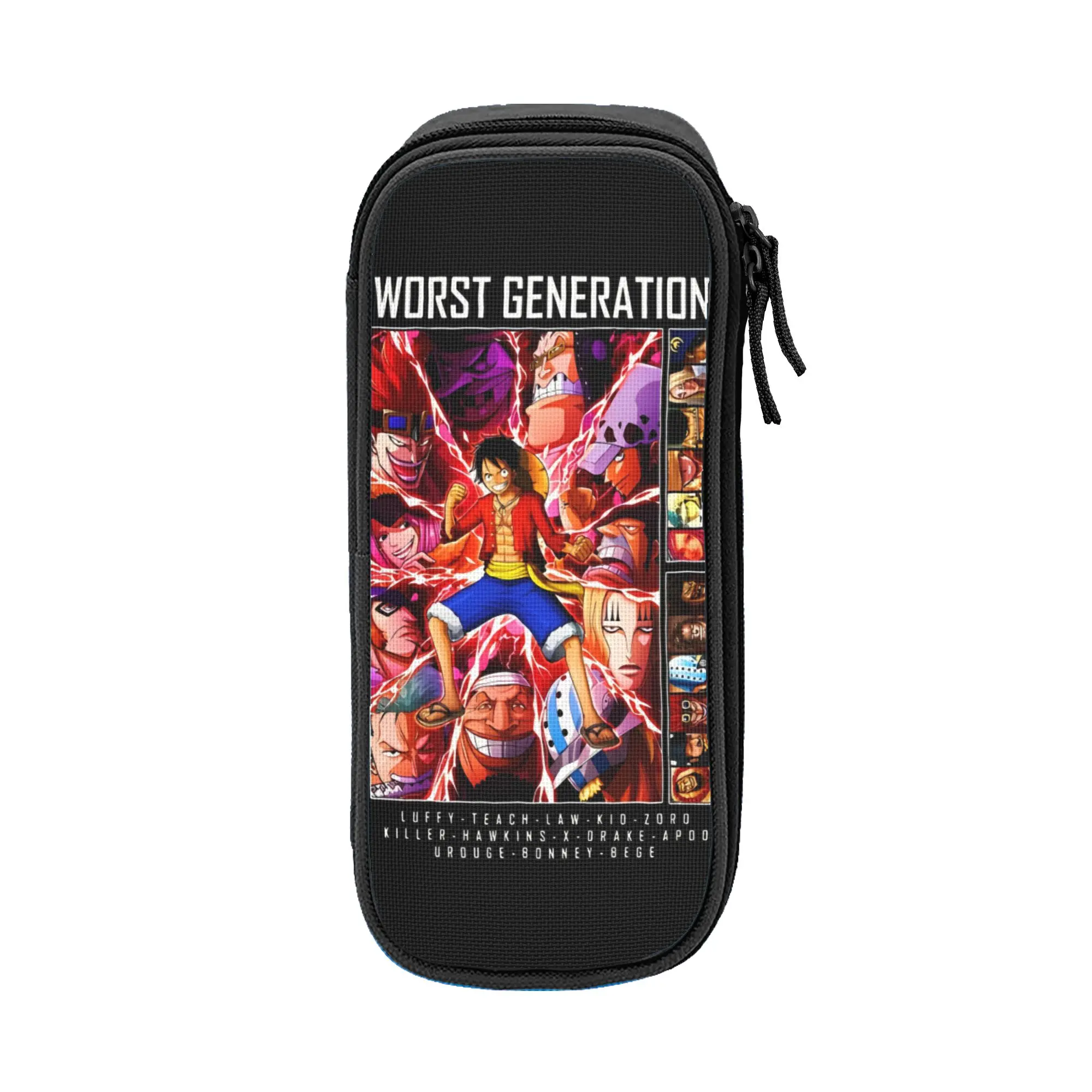 

o-one-piece-e onepiece luffys Pencil Cases Fashion Pen Bags Student Large Storage School Supplies Gift Pencilcases