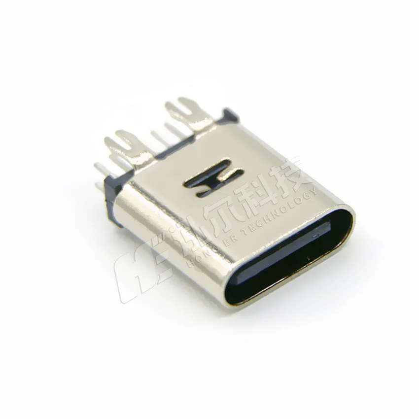 For TYPE C female14Pin in-line, fast charging 14P harpoon foot 8.8/9. 3/10.010. 5mm vertical USB