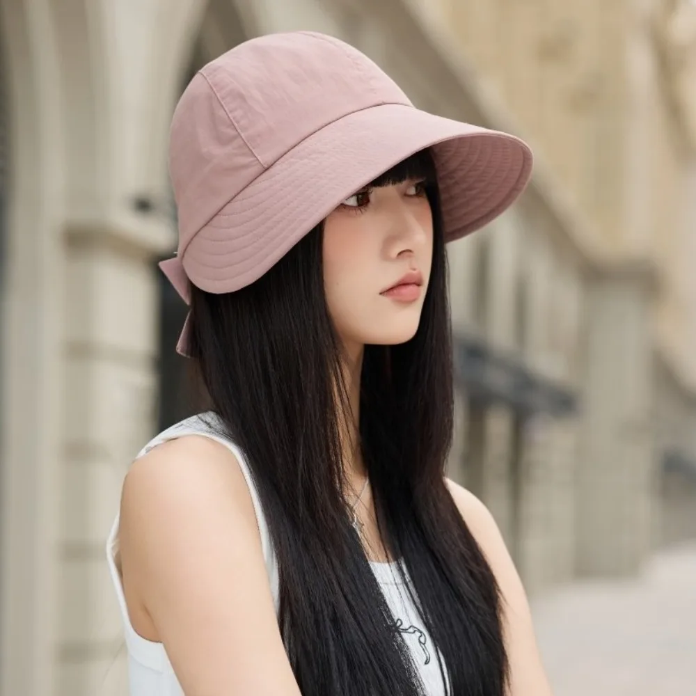 

New Anti-Sun Bucket Hat Adjustable Breathable Sunscreen Hat Wide Brim Anti-UV Peaked Cap Outdoor Sports