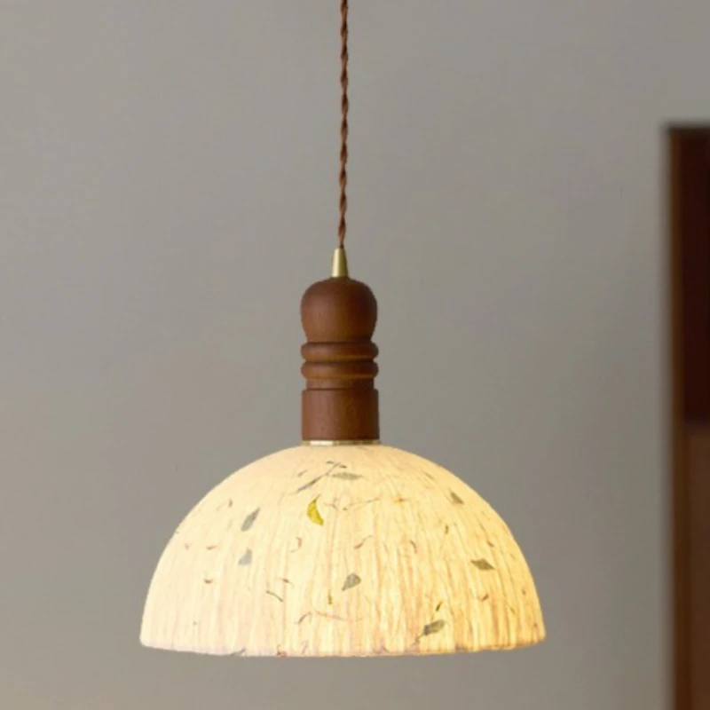 Denmark Minimalist Style Paper Pendant Lights for Restaurant Bar Counter Handmade Wall Sconces Medieval Elegant Suspension Lamps