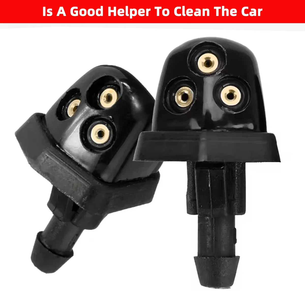 2PCS Front Windshield Washer Nozzle Fit For Suzuki Swift Alto SX4