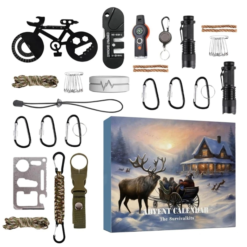 Camping Tool Accessory Hunting Survival Tool Kits for Men Women Adventure Lover