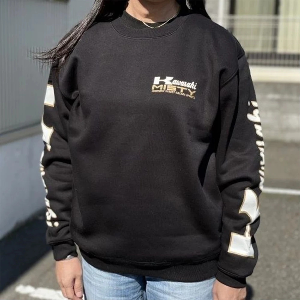 

Kawasaki Sweatshirt Round Neck Casual Hoodie Adult Streetwear Unisex Motorcycle Sweatshirts Pullovers Tracksuit Clothing 2025