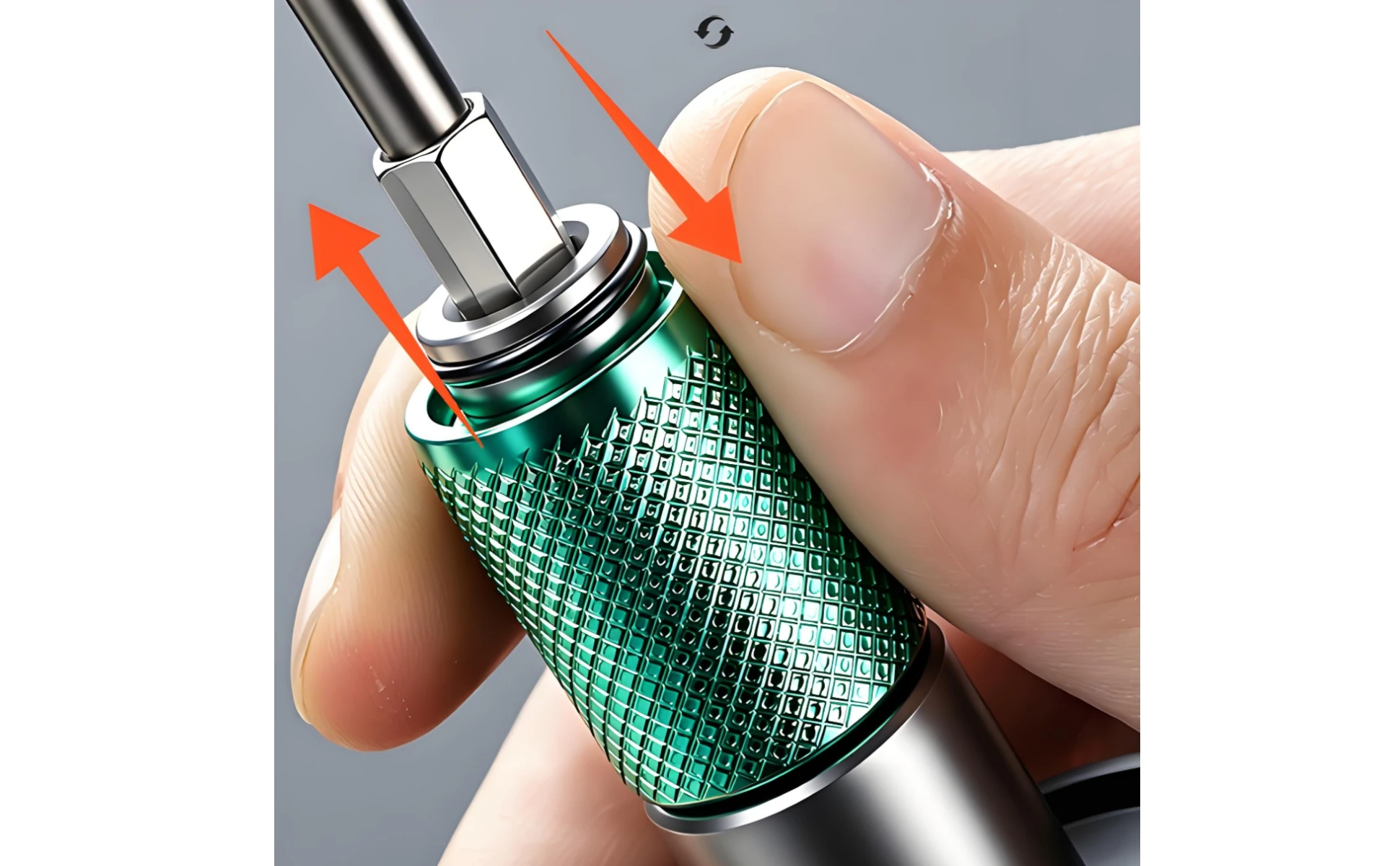 Hex Socket Adapter Quick Lock Self-Locking Drill Adapter Power Tool Accessory Silver Hex Socket Adapter Quick Lock Self-Locking Drill Adapter Power Tool Accessory Silver