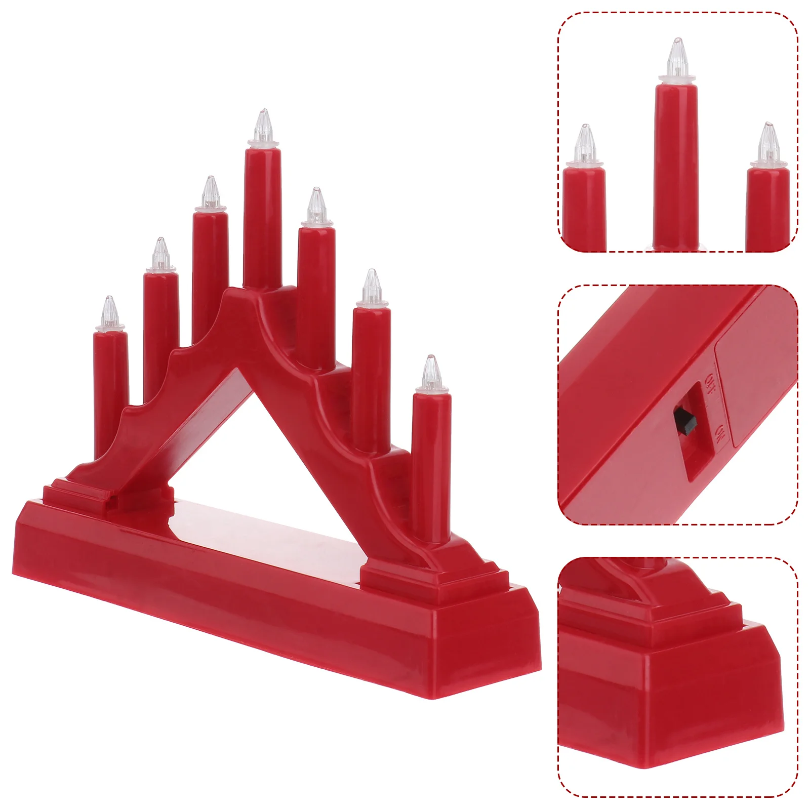 Led ضوء الليل الصغيرة الرجعية جسر الجدول مصباح لغرفة النوم غرفة المعيشة زينة عيد الميلاد مكتب ضوء مصباح للزينة #1