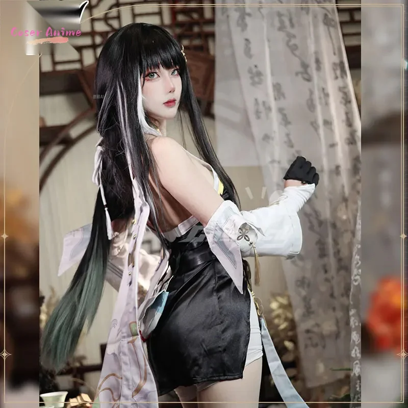 Coser 게임 Wuthering Waves Baizhi 코스프레 의상 유니폼 할로윈 카니발 파티 크리스마스 놀이 역할 의류 의류