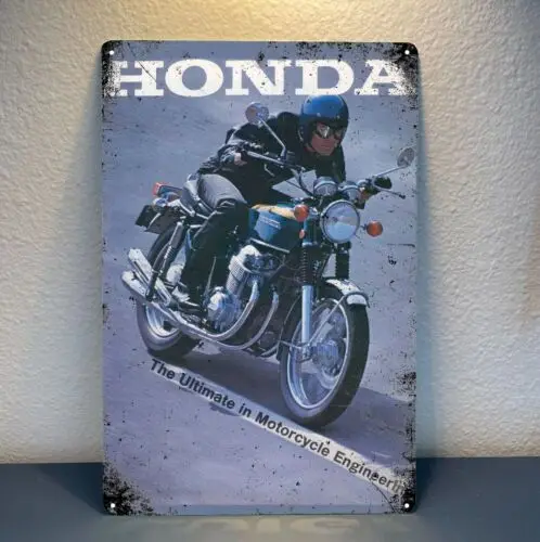 motorcycle engineering Metal Poster - Collectable Tin Sign - 20x30cm