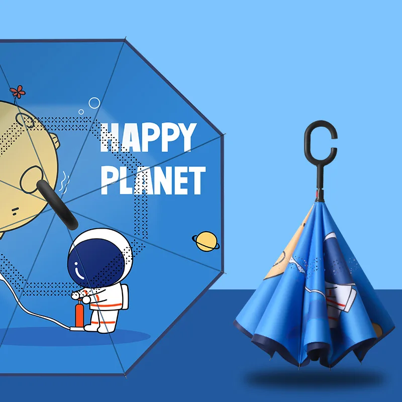 Children's Umbrellas Primary ng Double layered Reverse Umbrellas
