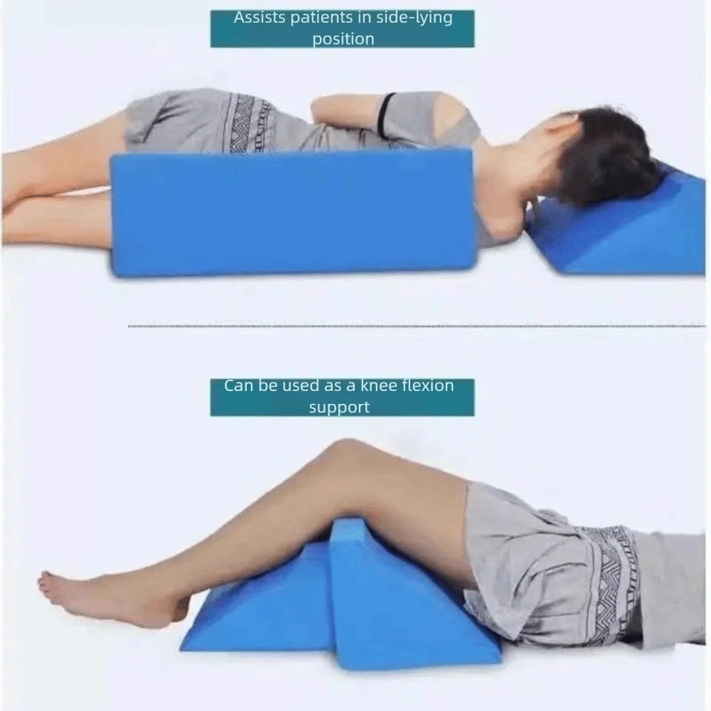Removable Flip Over Pillow High Density Sponge Washable R-Type Flip Over Pillow Durable Body Side Pillow Elderly Care