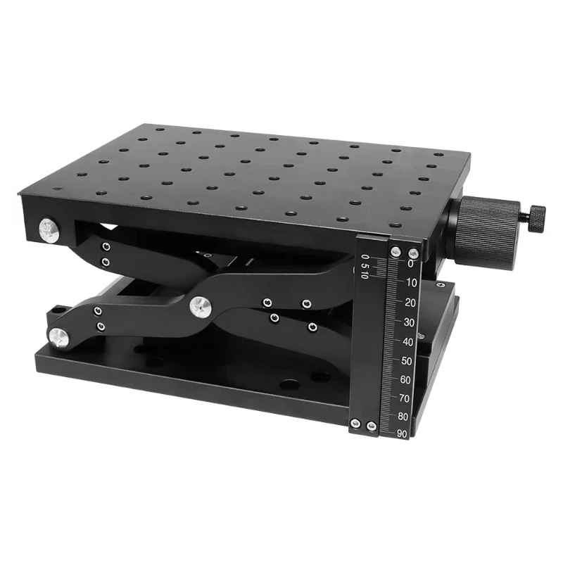 Z-axis scissor manual lifting table Optical experiment precision fine-tuning displacement table