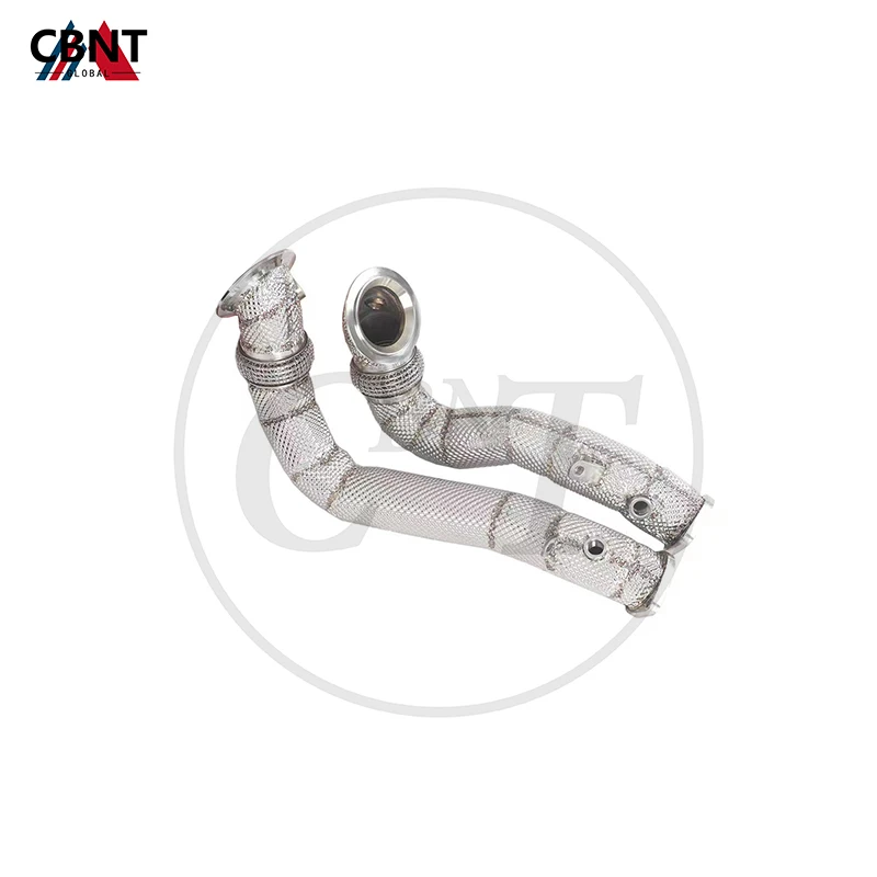 

CBNT Exhaust Pipe Performance SS304 for BMW N54 1M 335i Catted/Catless Downpipe Exhaust-system with Heat Shield Exhaust-headers