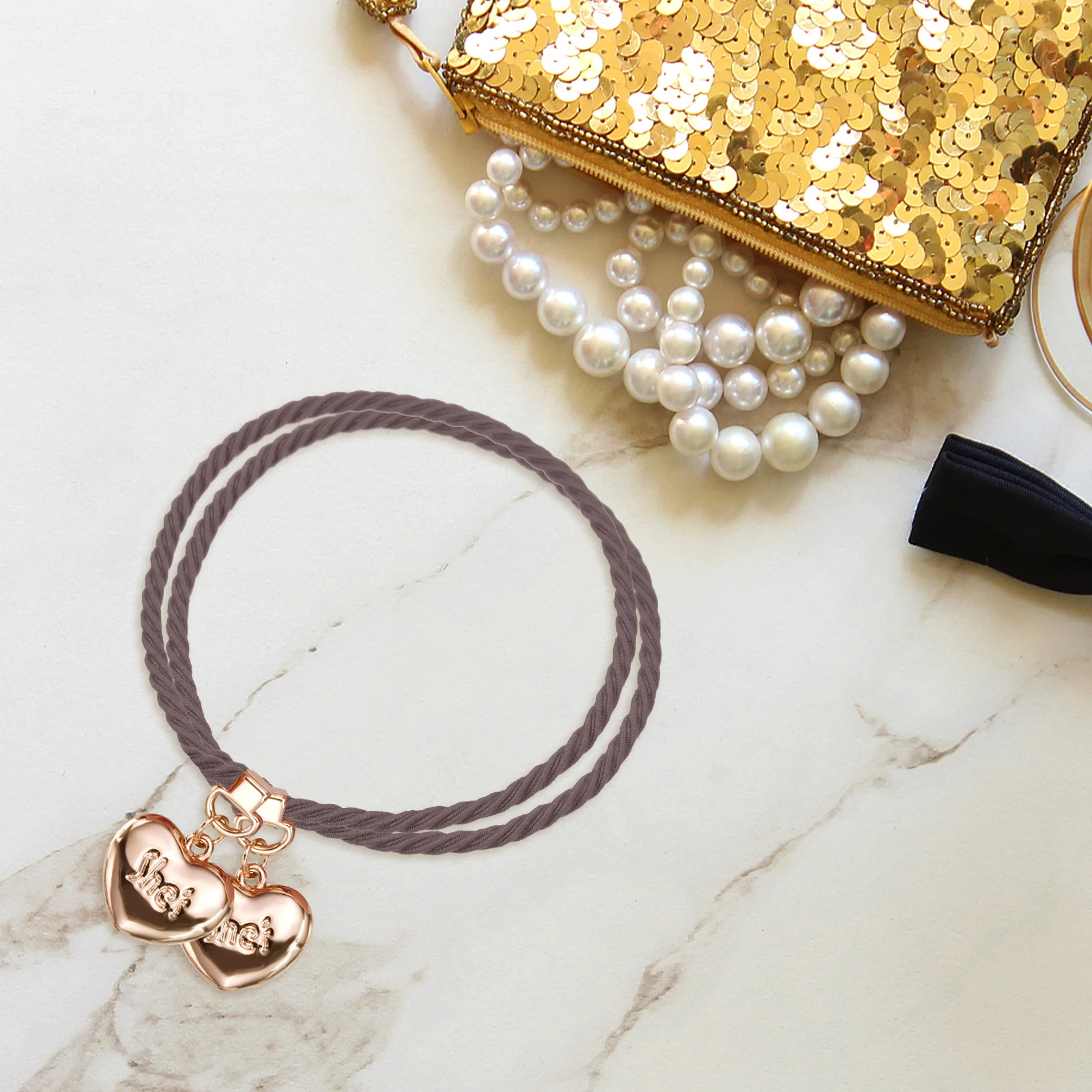 

5Pcs DIY Jewelry Elastic Cord String Beading Thread Stretchy Bracelet Cord Hair Ties Accessories Elastic String